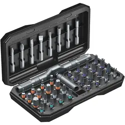Enhanced Ratchet Screwdriver Set with 40 Magnetic Drill Bits and Rotatable Handle - Multifunctional DIY Hand Tool (42 in 1  Plus)