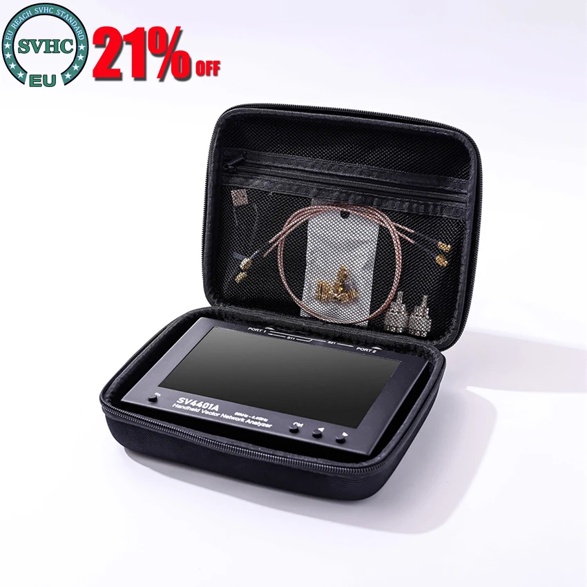 핸드헬드 벡터 네트워크 분석기, 7 인치 터치 LCD, 50KHz  4.4GHz HF VHF UHF 안테나 분석기, 100DB 다이..