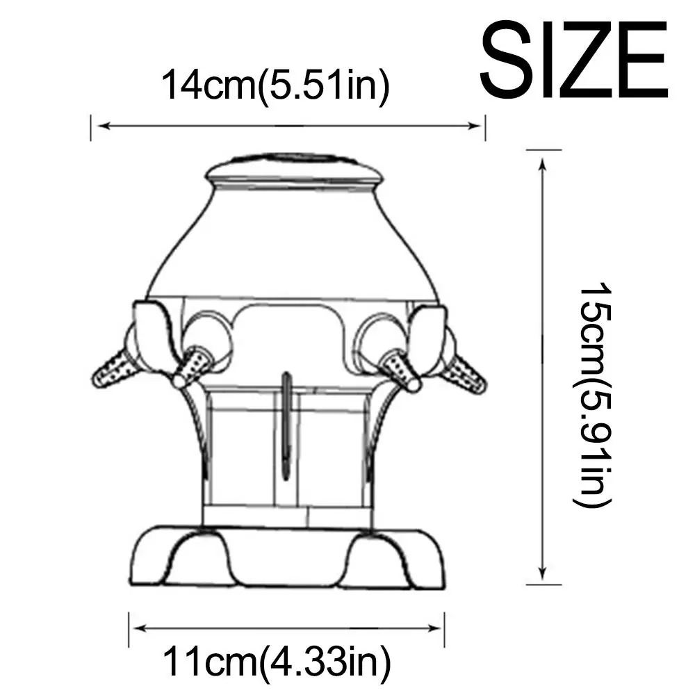 Food Grade Kittens Bubble Milk Bowl with 5 Nipples 240ml Automatic Feeding Device Milk Feeding Tool Pacifiers Pet Sucker Feeder