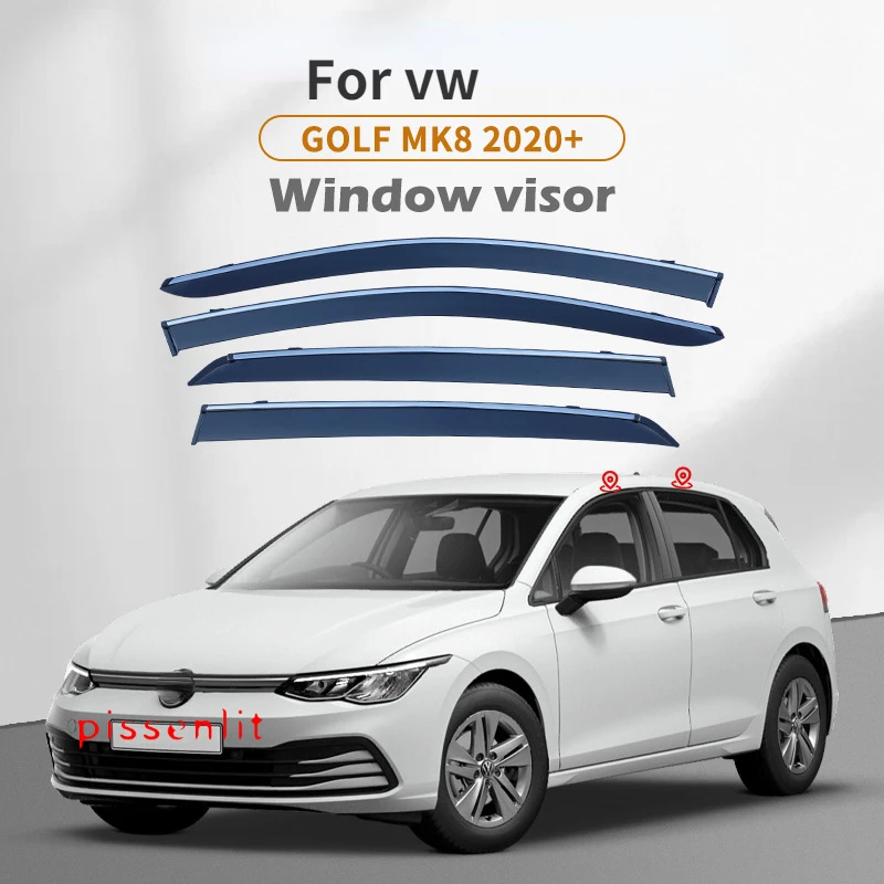 ForVolkswagenGolfMK5MK6MK7MK8042022WindowVisorAccessories