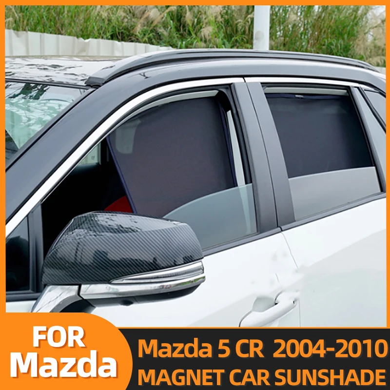 

For Mazda 5 M5 CR 2004-2010 Mazda5 Magnetic Car Window Curtains Solar Sunshield Shadow Mesh Glass Shading Sun Protection