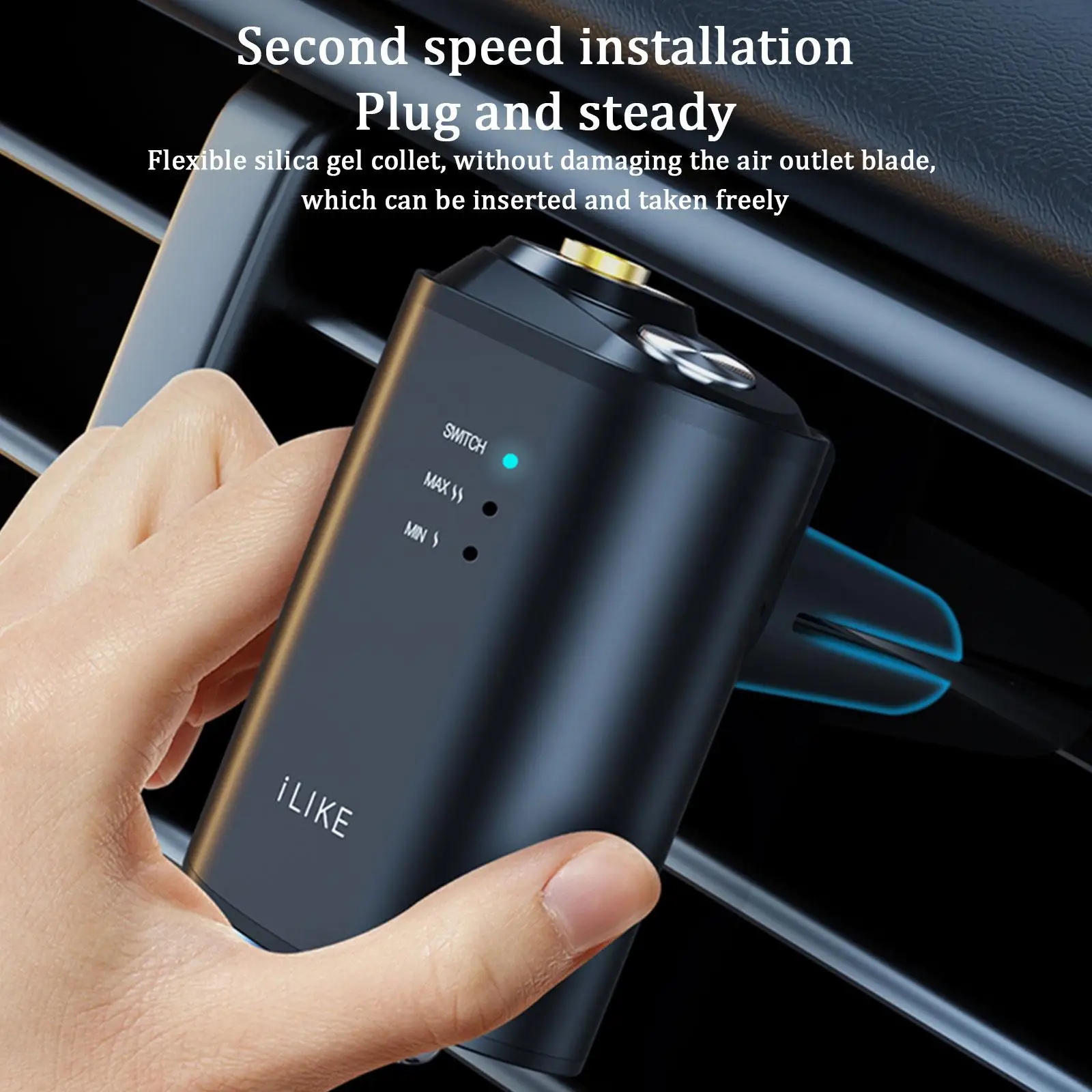 Car Diffuser Automatic Air Humidifier Universal Mist Air Freshener Perfume Fragrance Aromatherapy Diffuser Air Vent Clip Mount