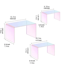 Iridescent Multi - Purpose Display Stand for Collectibles and Accessories (3mm thick)