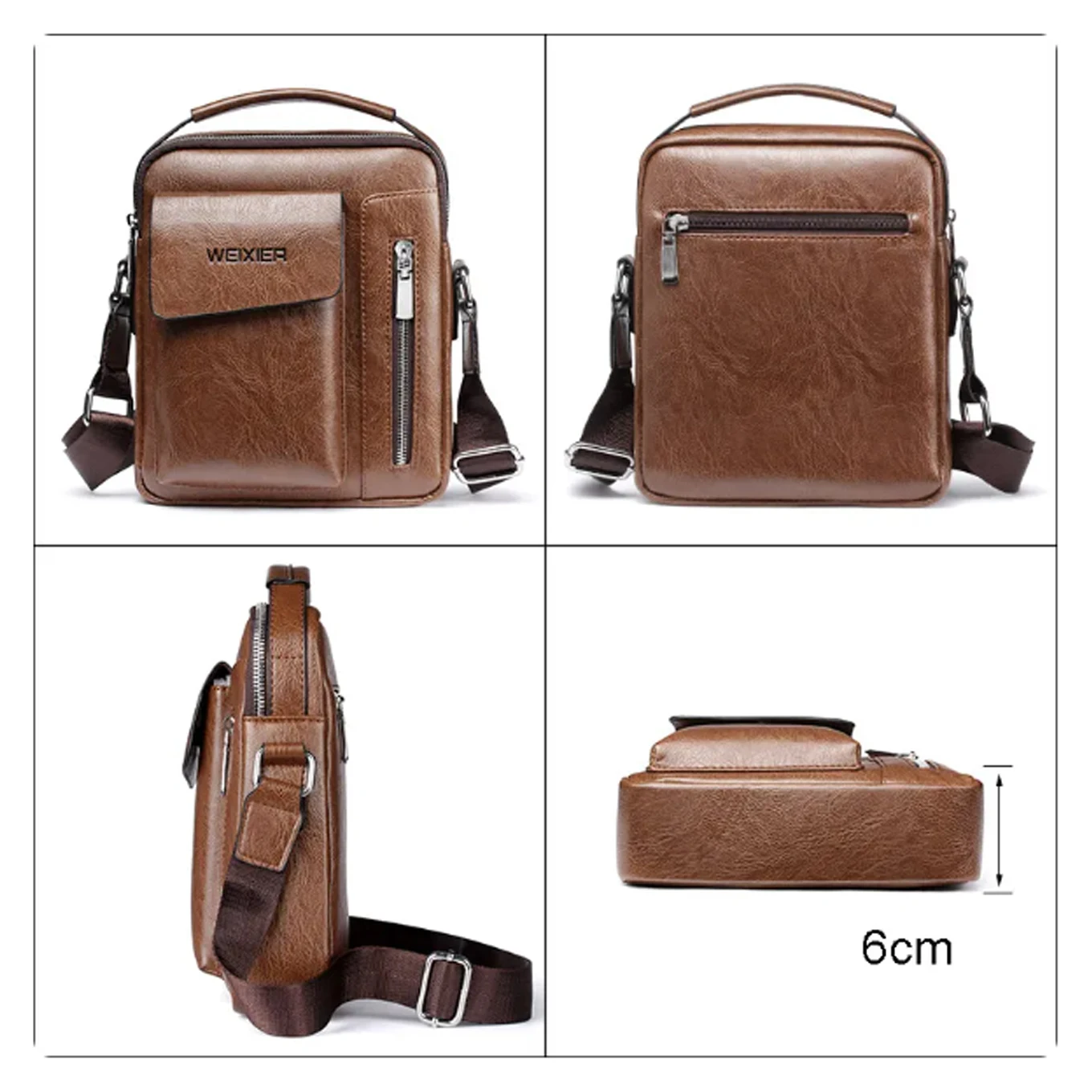 Рисунок 2 - Мужская модная сумка через плечо из искусственной кожи