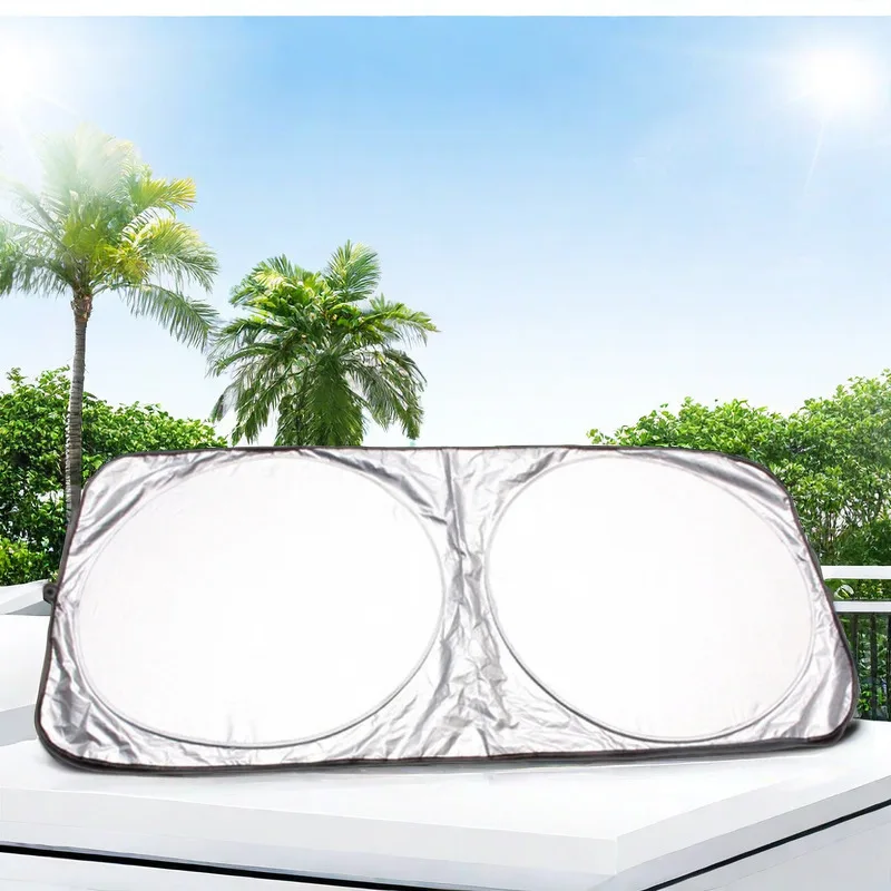 Foldable Car Windshield SunShade Large Size UV Protection Universal Sun Shade Visor For Car Front Windshiled