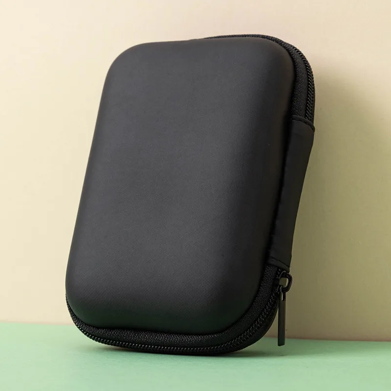 Square Data Cable Storage Zipper Bag Bluetooth Earphone Box Digital Camera Charger Hard Disk  Storage  Practical  Items