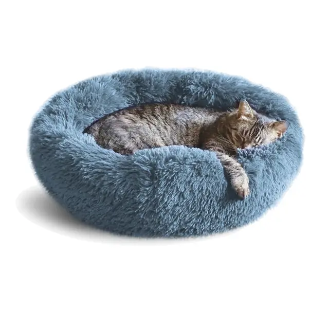 Round Plush Pet Bed 5