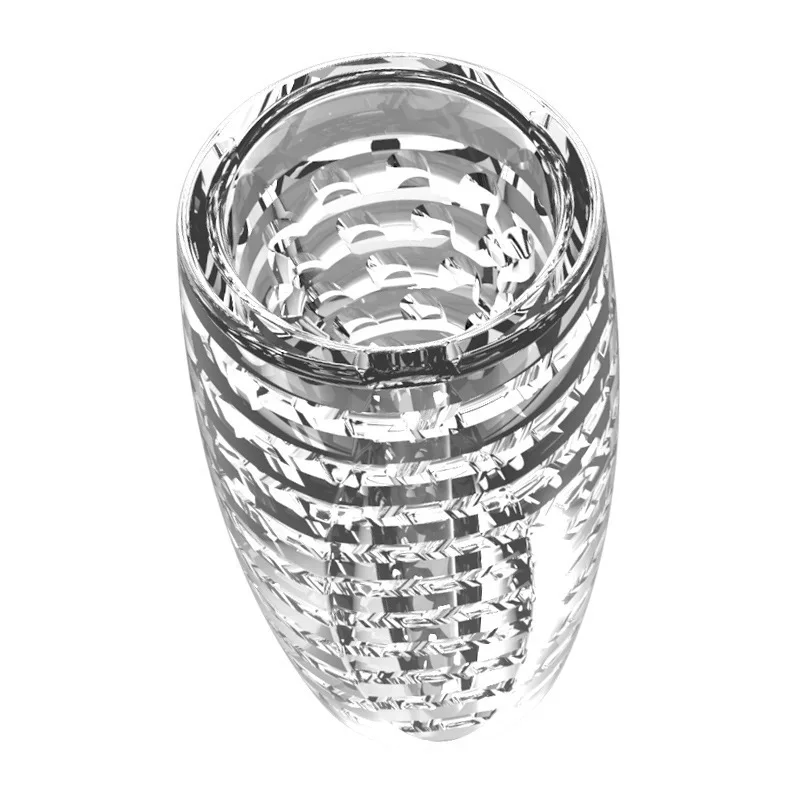 Male Masturbator Cup Male Masturbator Male Masturbation Aid 9cm Transparent Male Masturbator Artificial Pussy Vaginal For Men