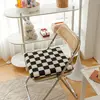Ins Checkerboard Cushion for Home and Office Decor, Non-Slip Square Cushion, Student Chair Pillow, Sofa Pad 5