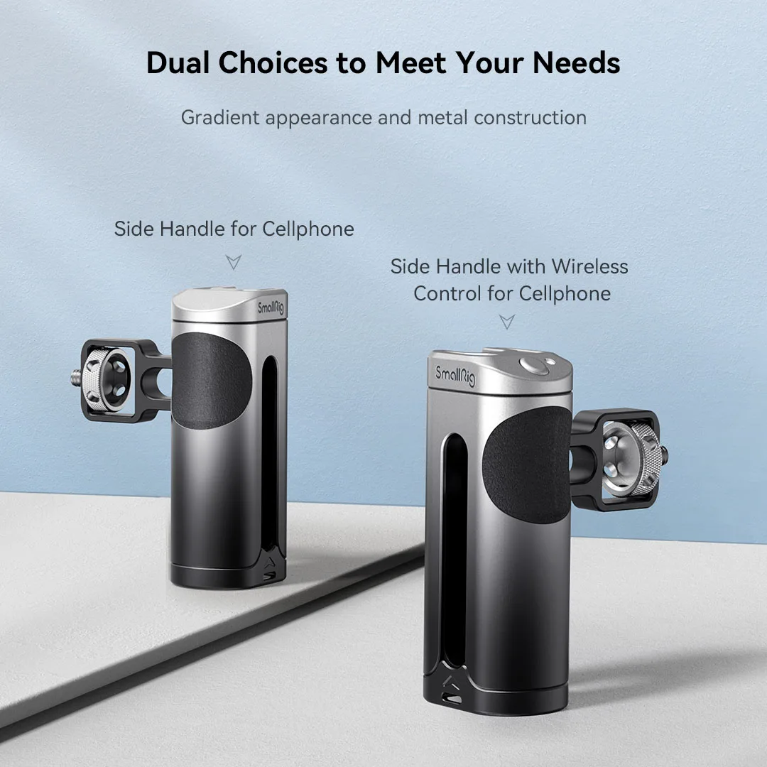 Smallrig-ワイヤレスリモコンとコールドシューズを備えたサイド