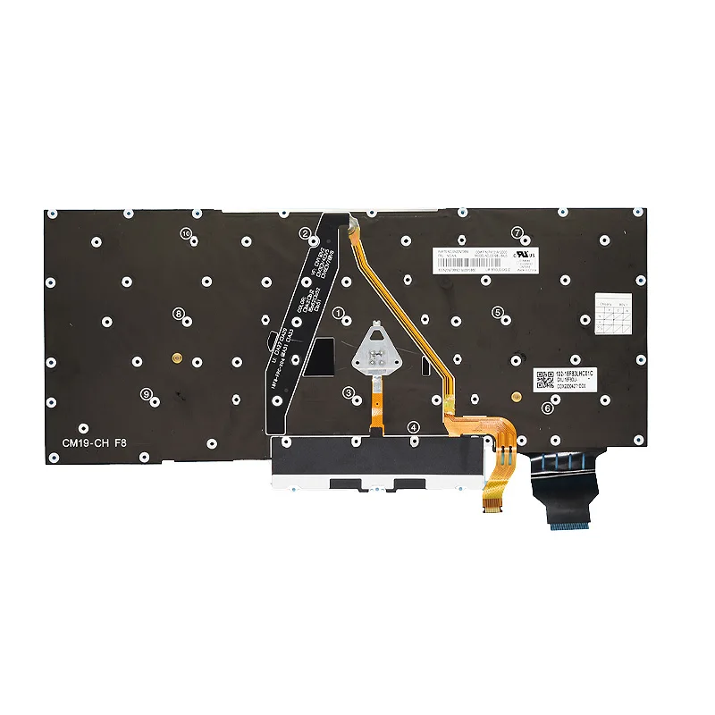 Teclado de Layout para Lenovo Thinkpad x1 Carbon 7th Gen Gen92023 20qd 20qe 20r1 20r2 Teclado Retroiluminado Russo Novo - Imagem 3