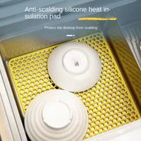 Силиконовый слив для раковины, полый кухонный фильтр, коврик для всплеска, украшение стола и аксессуары, тип стиля, материал, номер модели, функция — изображение 2