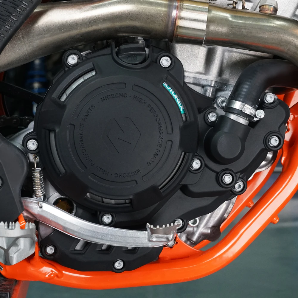 Für KTM EXC-F 350 250 2017-2023 XCF-W 350 2020-2022 FREERIDE 4T 250 F Motorrad Kurbelgehäuse schutz Schutz Zündung Kupplung Abdeckung – Detail 6