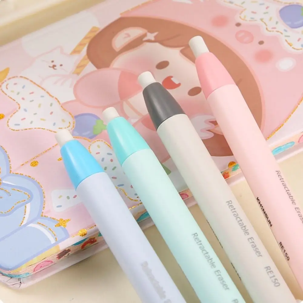 Pencil eraser retractable eraser Replaceable Core Pencil Erasers Press Type Retractable Pencil Rubber Student