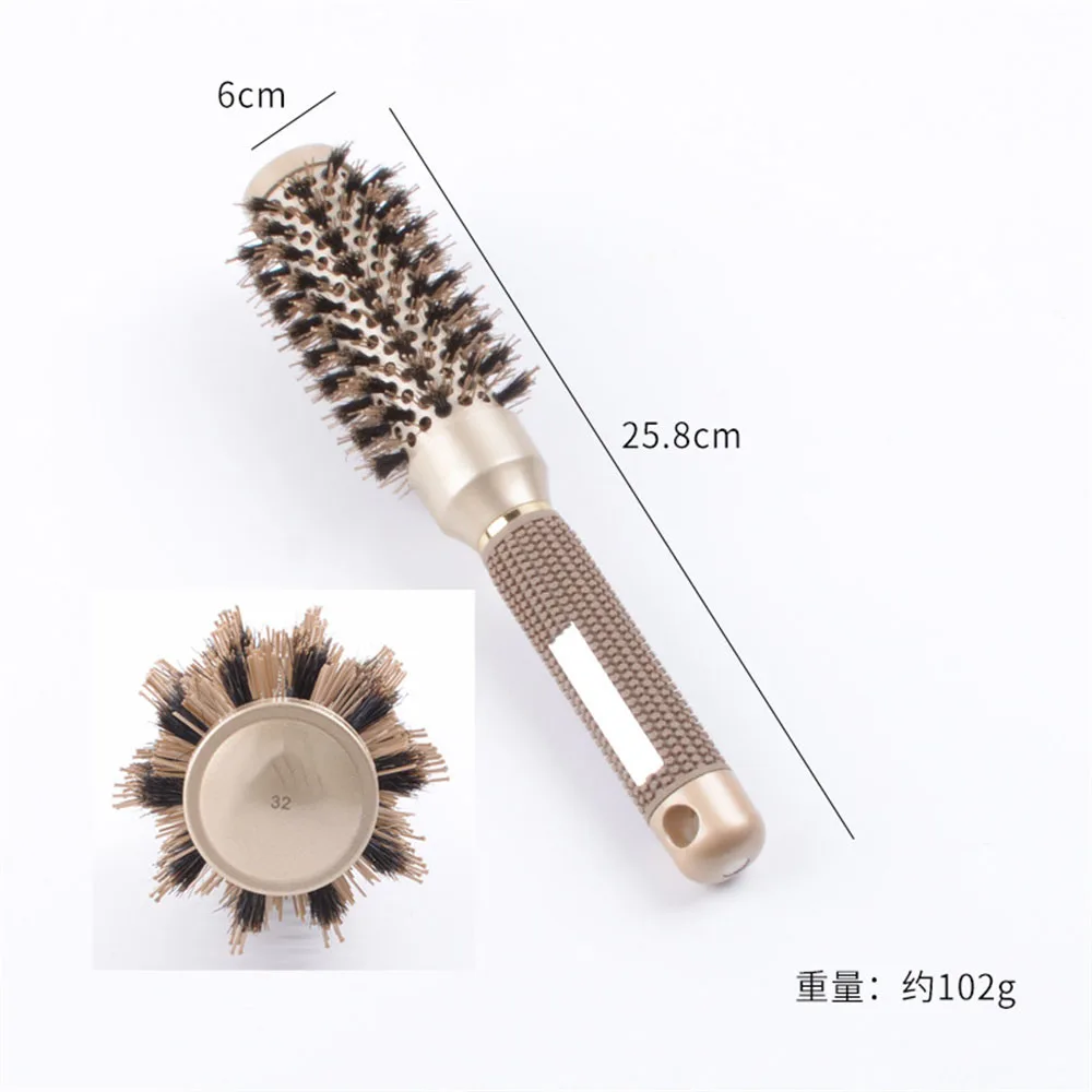Salon Curling Roll Comb Set Hair Dryer Brush For Womens Professional Hairdressing Brushes Hair Supplies Barbershop Accessories 3