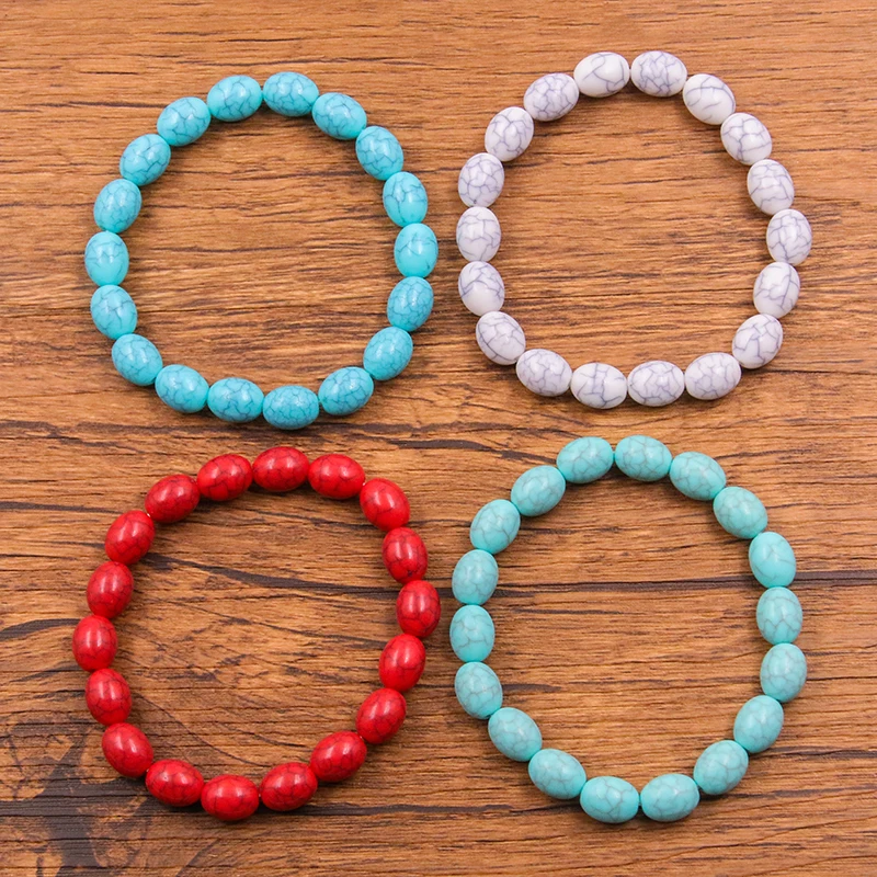 100 Perline Distanziatrici Ovali In Lega, Foro 4,3 Mm, Colore Argento Antico, Con Scatola, Per Gioielli Fai Da Te