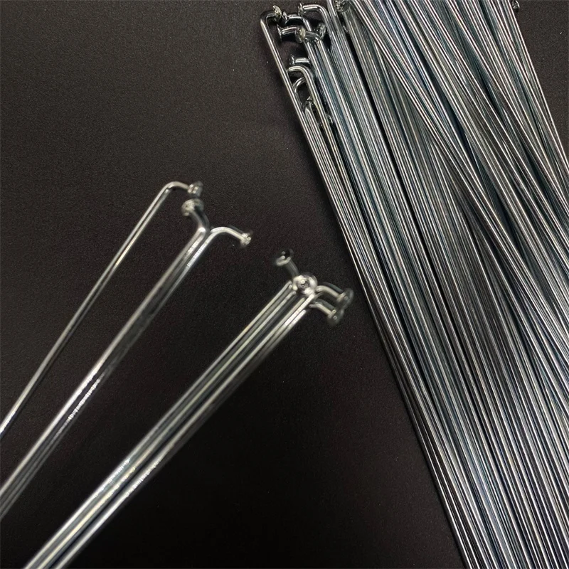 20pcs Electric Bike Spokes 12G Diameter 2.5mm Length 45-305mm Spokes J-Bend Steel For Tricycle Wheel Accessories