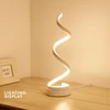 Modern Minimalist LED Table Lamp Home Decoration Bedroom Lighting Bedside Acrylic Desk Lamp Reading Light  Spiral Night Light 1