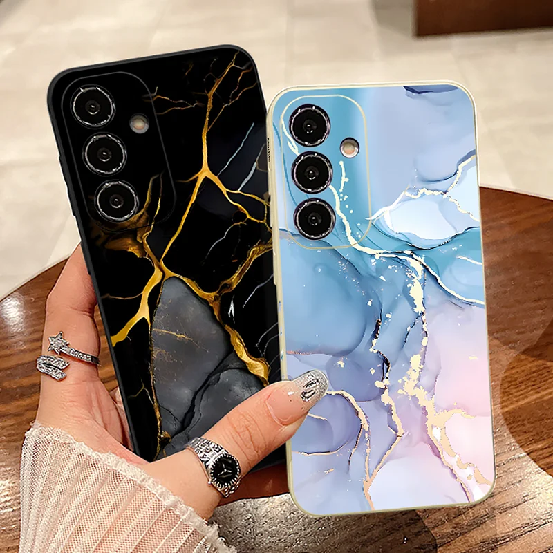Vibrant Marble Design Soft Silicone TPU Phone Case Cover