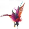 Swinging Spring Feather Cat Teaser with Suction Cup, Interactive Cat Toy with Sounding Bell, Teaser Wand Toys 6