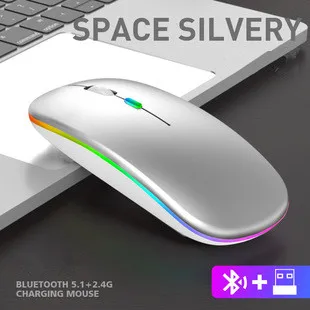 digital mouse Wireless Mouse Bluetooth Charging Light 4 Button Mouse Rechargeable Mouse Wireless Computer Silent LED Ergonomic Gaming  Mouse best pc mouse Mice