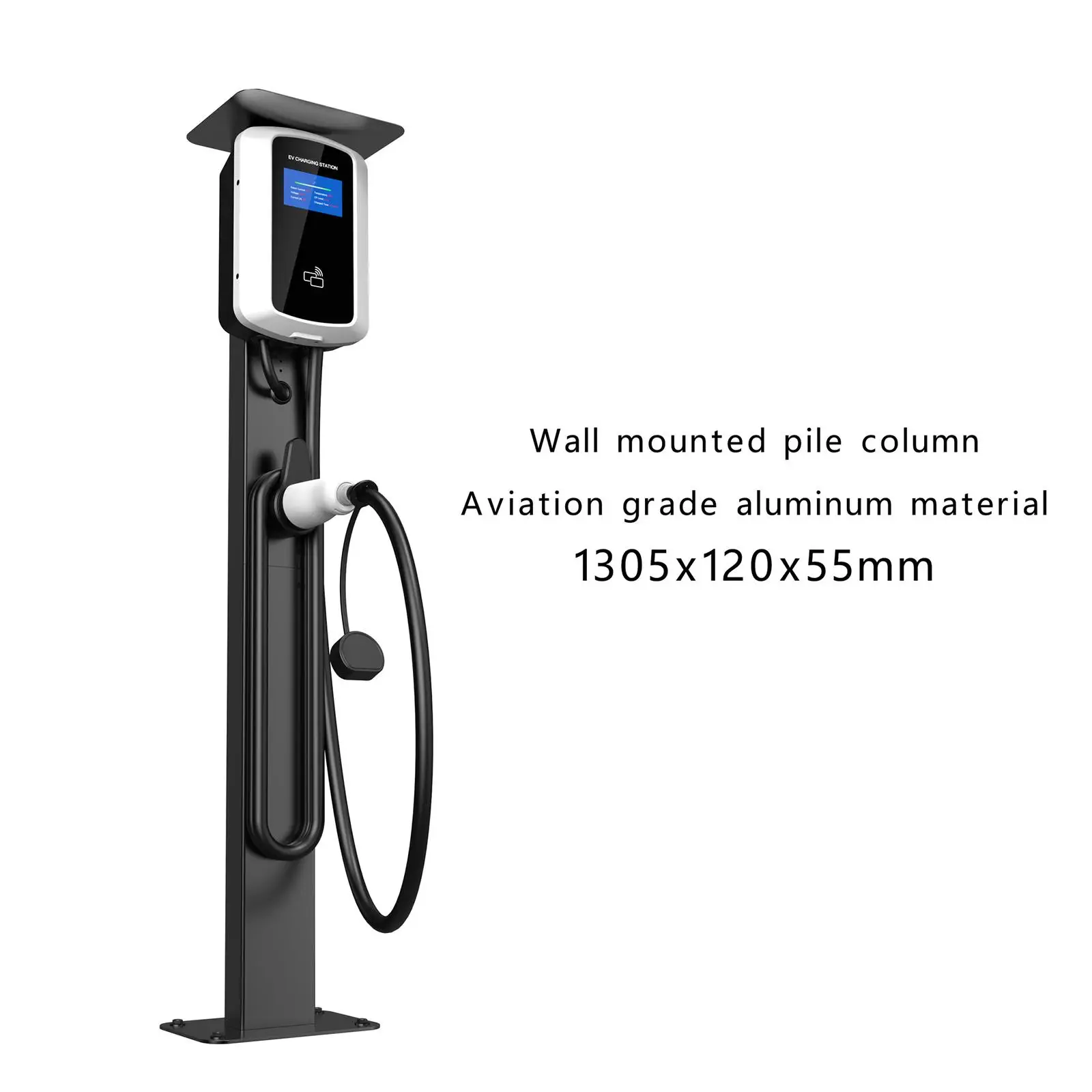 Mounted EV Charging Station Pedestal Ev Charging Mounting Pole