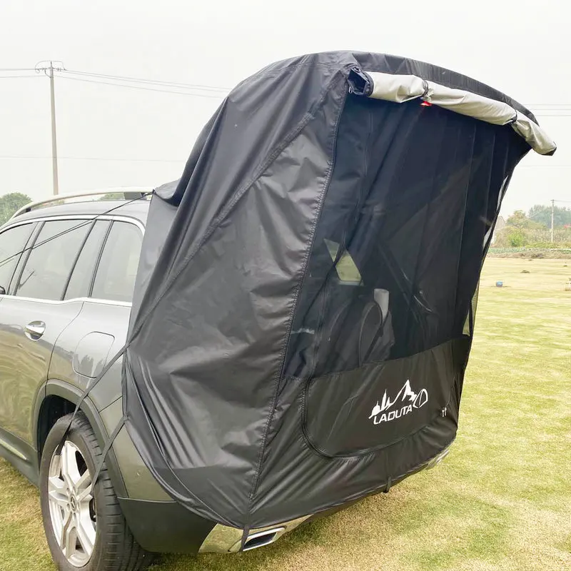 Car Trunk Tent Auto Awning Waterproof SUV Car Tail Tent Portable Trunk Awning For Camping Self-driving Travel Without Iron Pipe