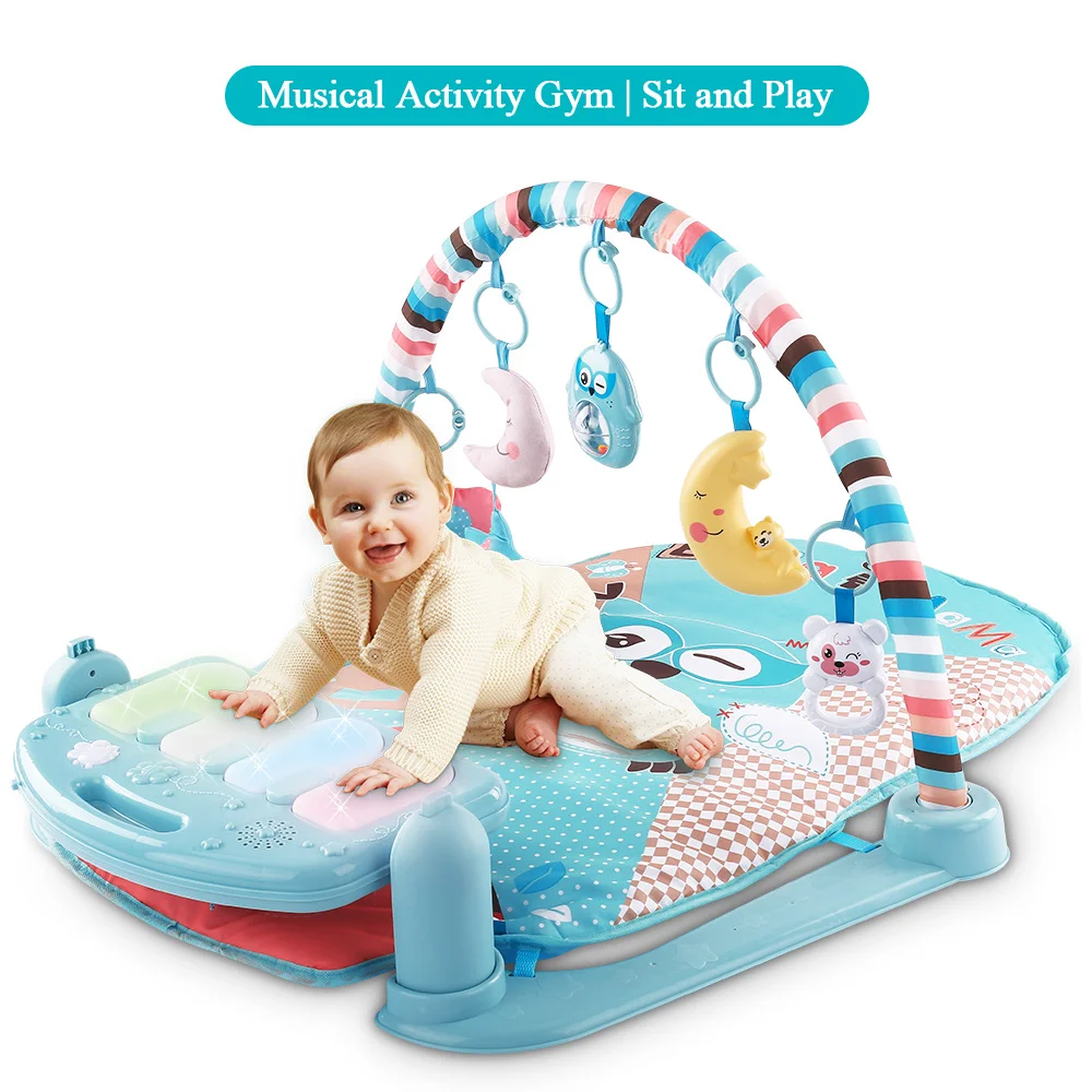Baby Play Mat With Piano Keyboard Baby Carpet Music Puzzles Mat Educational Rack Toys Infant Crawling Gift For Kids Gym