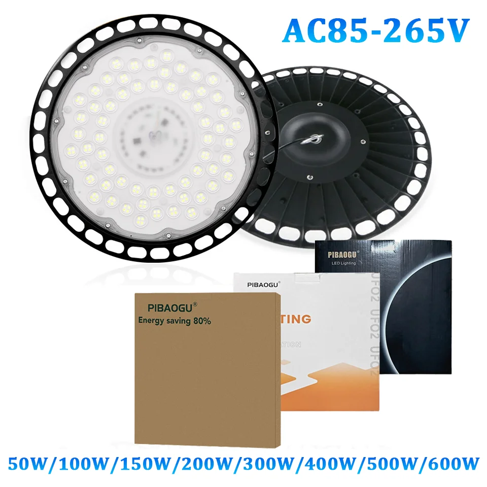 NONE Superhelles UFO-LED-Hochregalleuchte 9