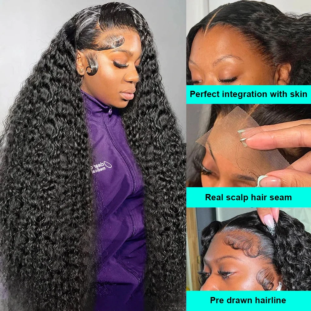 Glueless 100 Human Hair Wig 13x4 Curly Wigs 7x5 Without Glue Human Hair Ready To Wear Deep Wave Wig Vietnamese raw Wear And Go 16 S907ccbbe2acf440f9bea6a330ef2dc9dZ