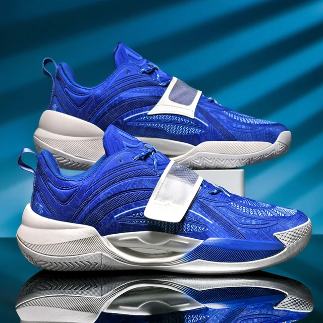 Zapatillas de baloncesto de alta calidad para hombre y mujer, zapatos de entrenamiento deportivos antideslizantes de goma para exteriores, diseño de marca