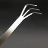 Mini Gardening Rake Spatula Silver 2 in 1 Stainless Steel Bonsai Gardening Tool 4