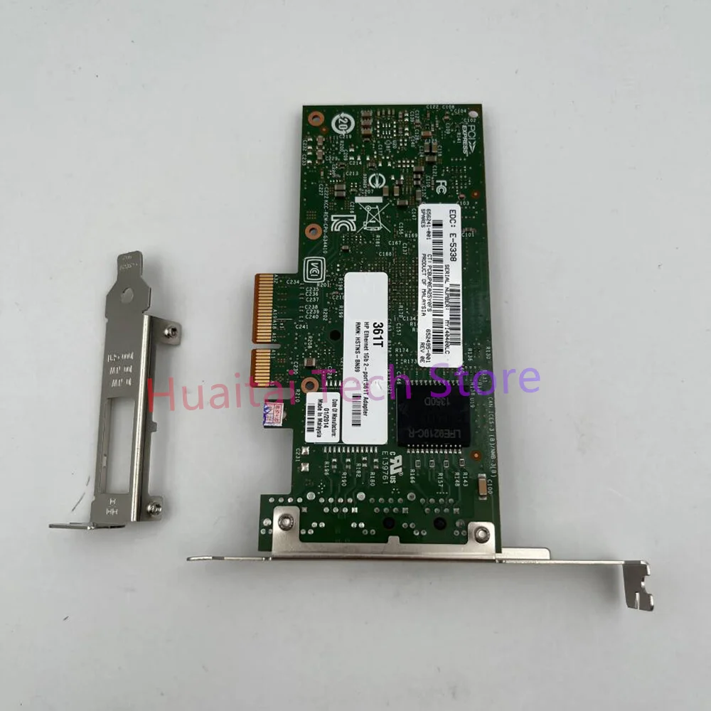 For HP Gigabit dual-port network adapter NC361T 652497-B21 656241-001 652495-001 4 For HP Gigabit dual-port network adapter NC361T 652497-B21 656241-001 652495-001 - Image 2