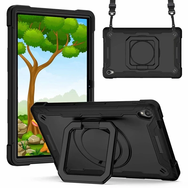 Universal Rotating Kickstand Hand Strap Tablet Case