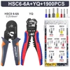 WOZOBUY Electrician Crimping Tool Kit - Multifunctional Wire Stripper Set HSC8 6-6/6-4 Pliers, For Tube Terminal Wire Pliers 1