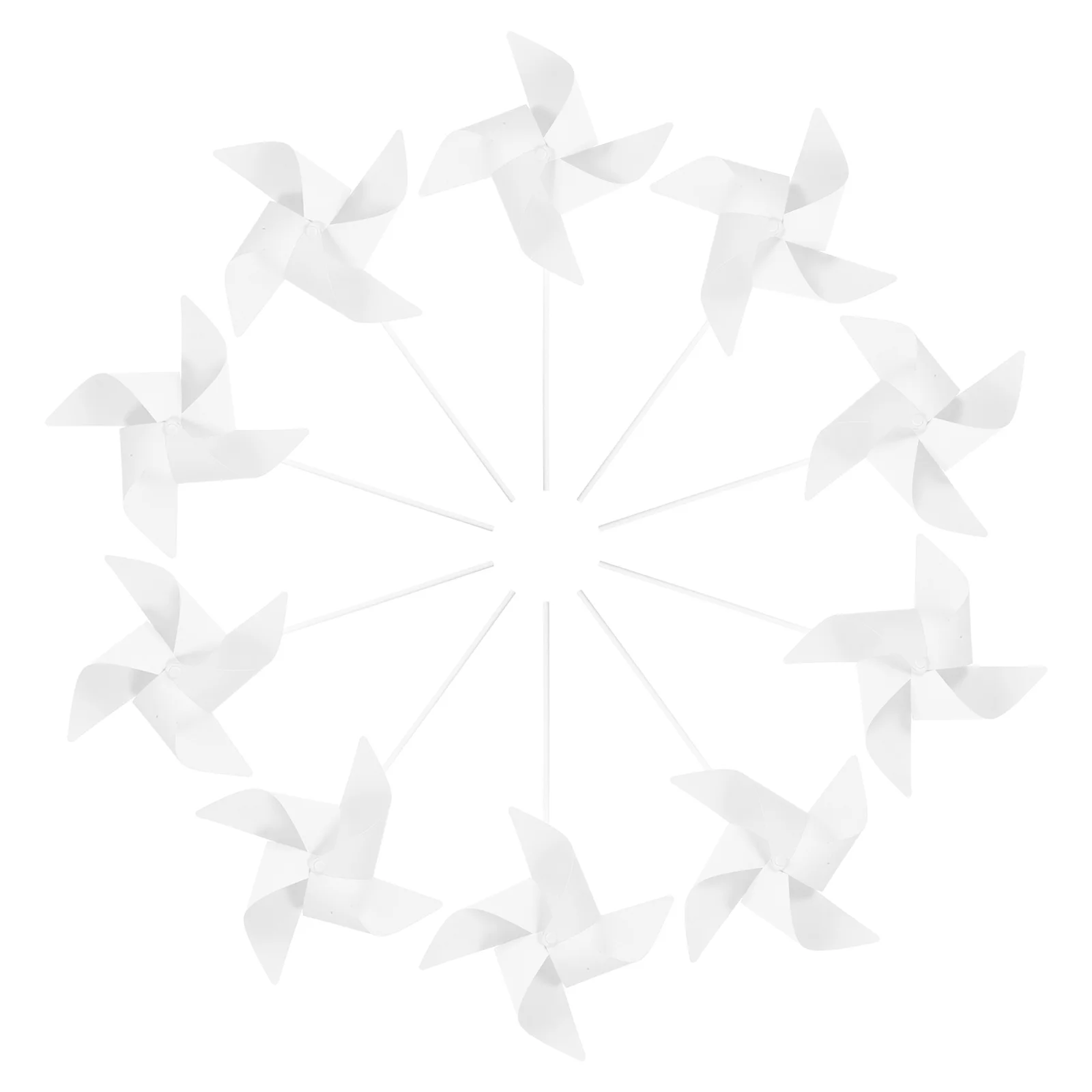 Blanks Coloring Pinwheel Toys Pinwheels Kids Girl White Paper DIY Windmill Mother