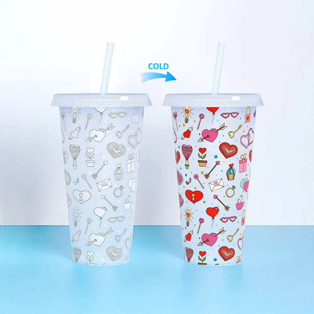 Tal color changing 4 reusable tumbler & straw set in 2023