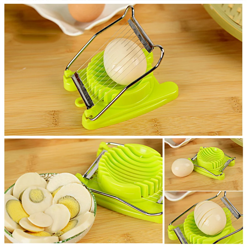 Egg Cutter Stainless Steel 1-Pack for Making Fruit Salad Children's Food Manual Cooking Machine Kitchen Tools