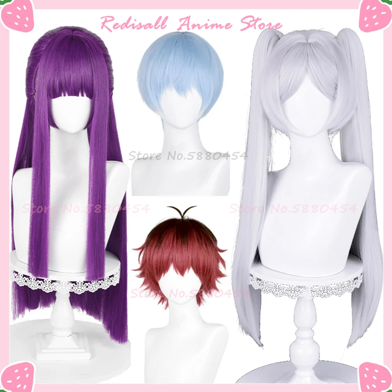 

Sousou no Frieren Cosplay Himmel Fern Frieren Stark Wig Ponytails Anime Beyond Journey's End Funeral Heat Resistant Hair