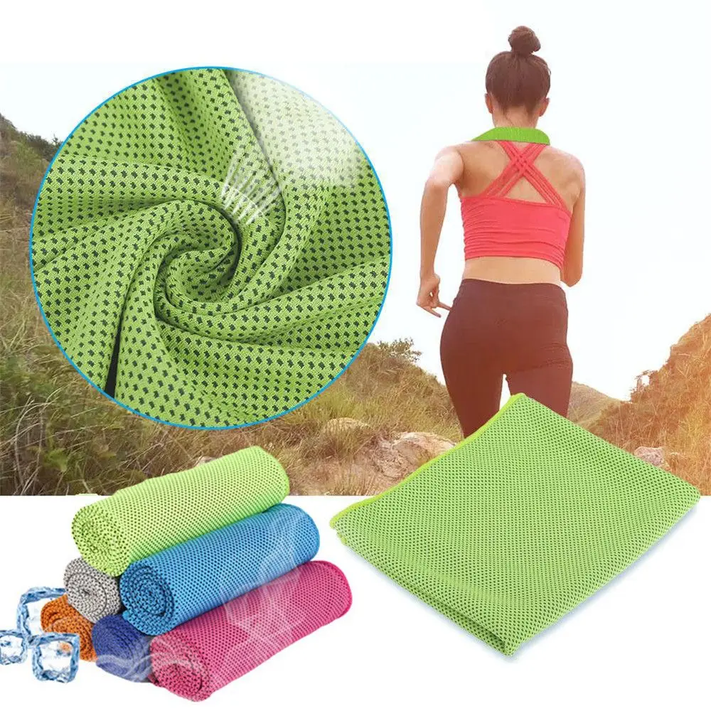 Fitness Beach Outdoor Running Gym Cooling Towel Swimming Microfiber Yoga Ice Face Towel Rapid Cooling Quick-Dry Sport Towel
