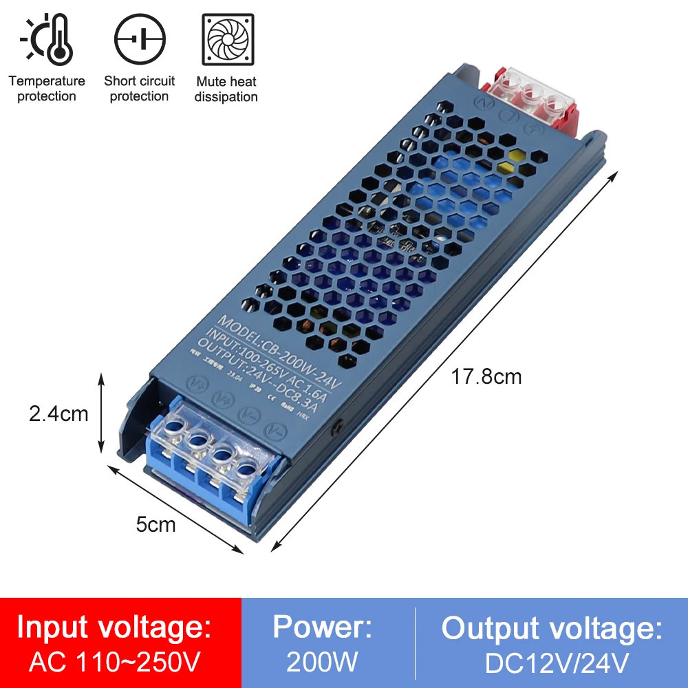 200W