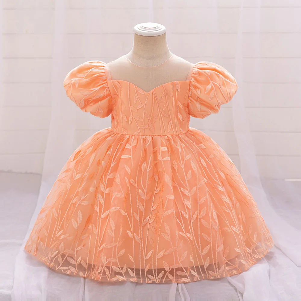 

Baby Girls Party Princess Dress Girl Tulle Dresses Toddler 1st Birthday Baptism Formal Tutu Gown Kids Summer Holiday Costumes
