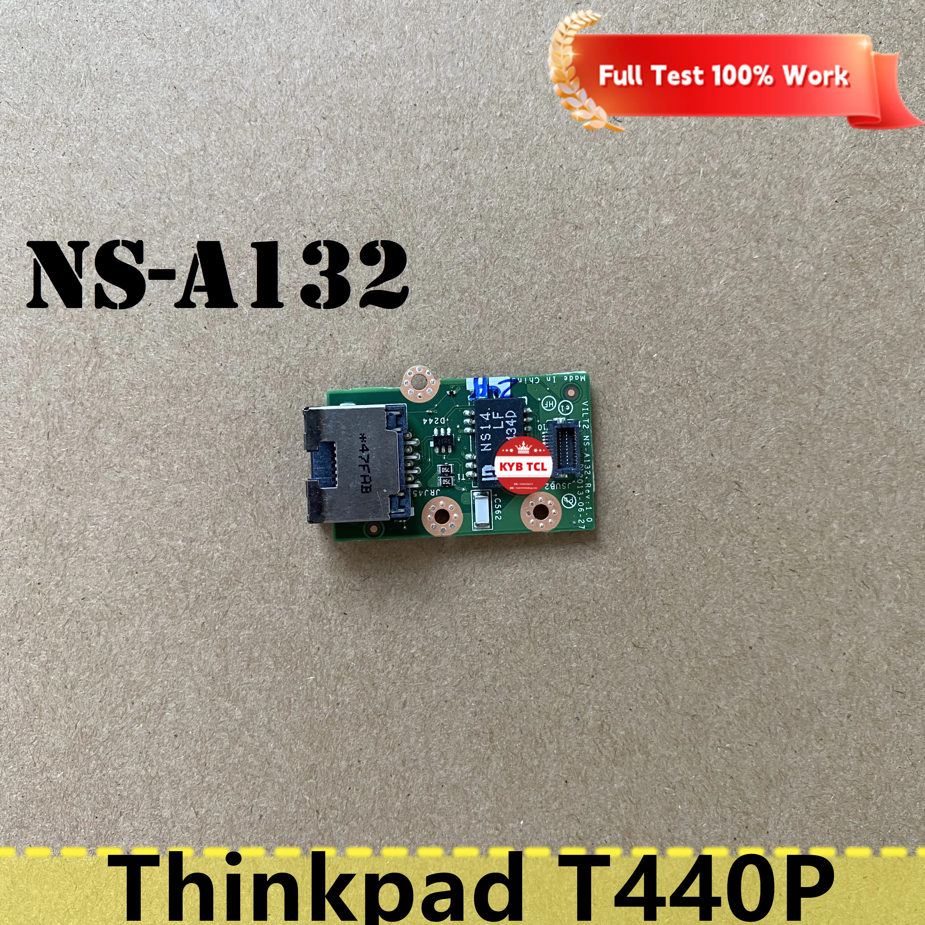

For Lenovo ThinkPad T440P Laptop LAN Network Card Board RJ45 Wired Network Port Small Board 04X5392 NS-A132