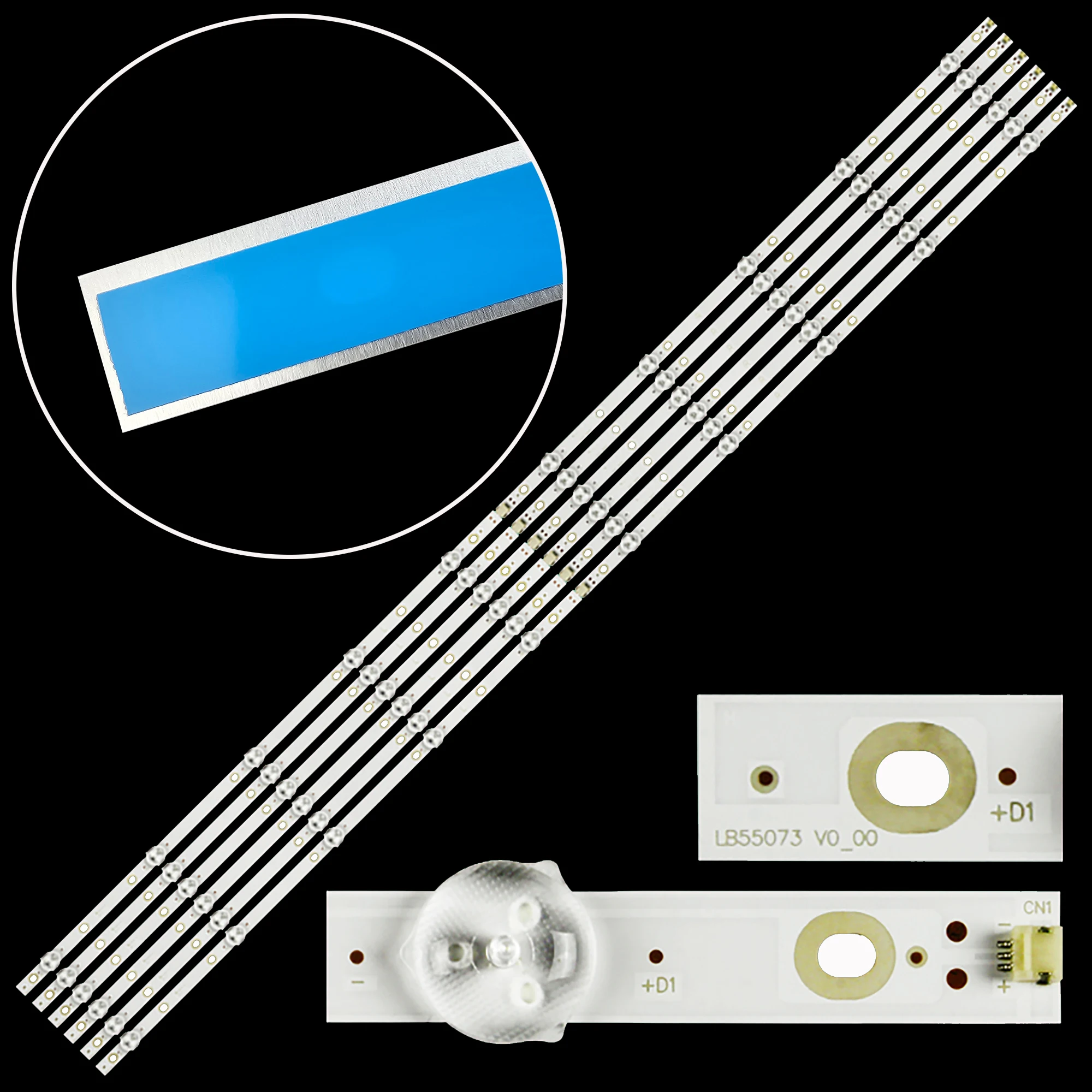 LED backlight strip for 55PUS6162/12 55PUS5672/05 55PUS6412/12 55PUS6703/12 55PUS6503/12 55PUS7303/12 55PUS7503/12 55PUS7503/62 led backlight,led components