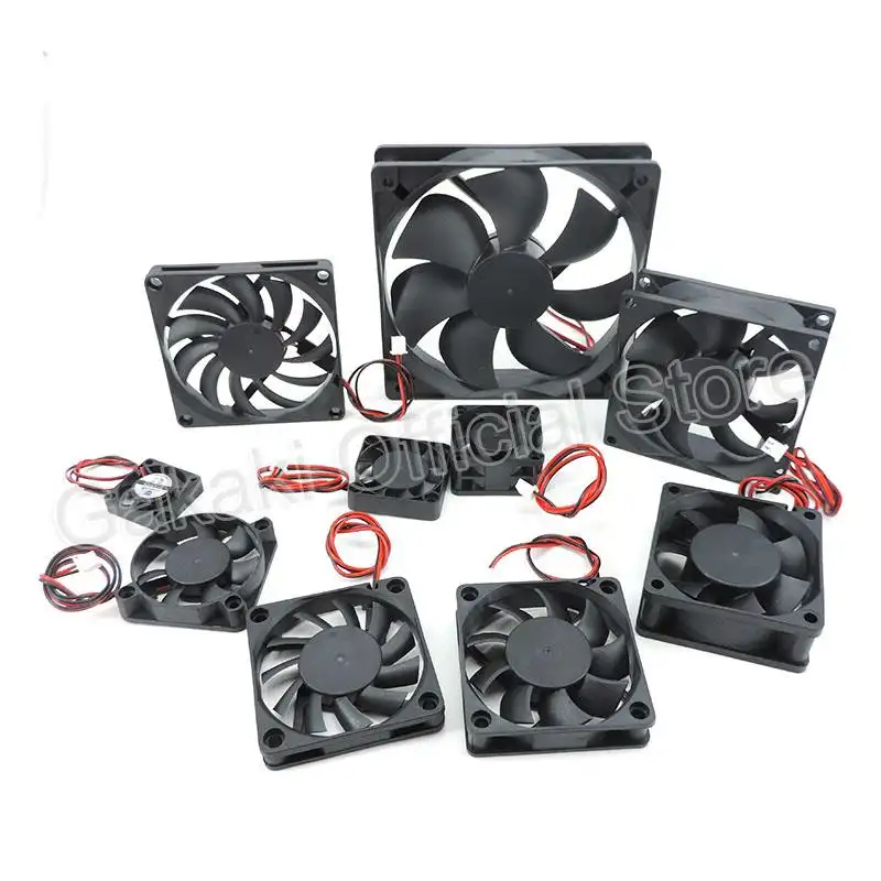 4010 12025 8010 30mm dc 5V 12V 24V Cooling Fan Brushless Motor Case Quiet 40MM 50MM 60MM 70MM 80MM 90MM 120MM for 3D print 2PIN - Image 4