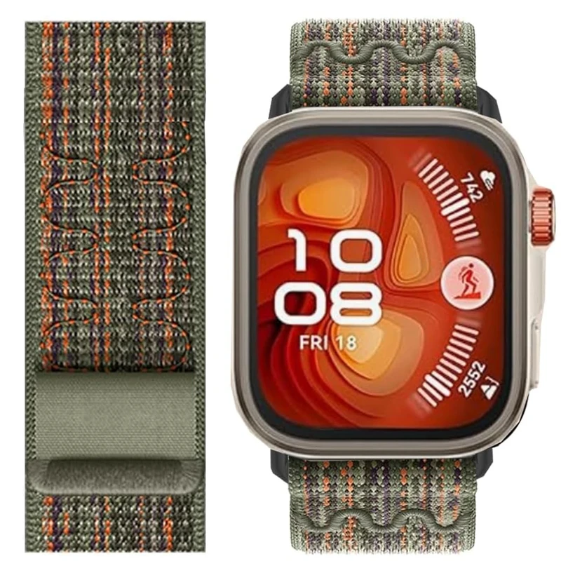 สายรัดนาฬิกาไนลอน ระบายอากาศดี ใส่สบาย สำหรับ Huawei Fit 4/5