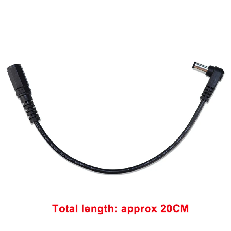 Right Angle 90 Degree DC Extension Charging Cable (5.5 x 2.1mm)