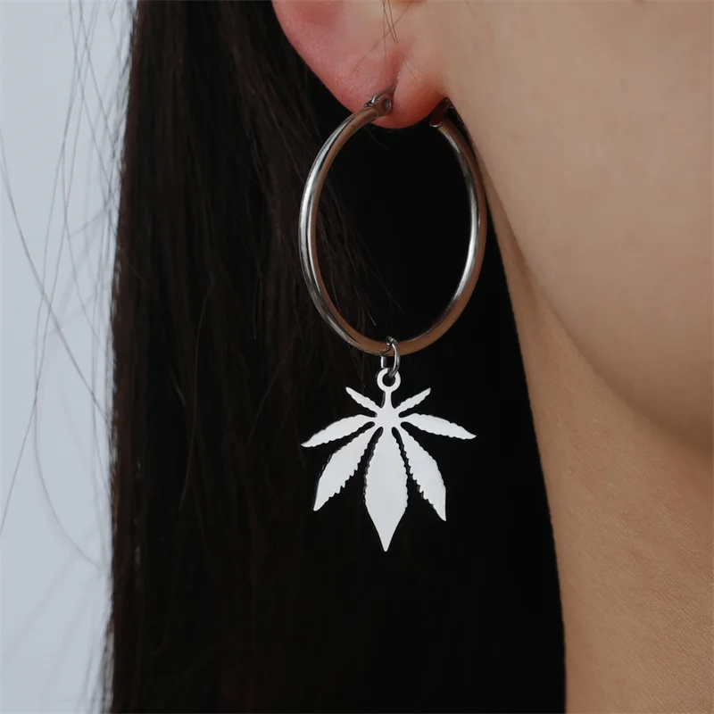Punk Edelstahl kleine Huggie Creolen Vogel baumeln Ohrringe für Frauen Mode Specht Anhänger Ohrring Mädchen Schmuck Geschenke – Detail 14