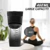Portable Blender 460ML Mixeur Wireless Rechargeable Large Capacity Electric Black Juicer Cup Fruit Mixer Juicer With Straw 1