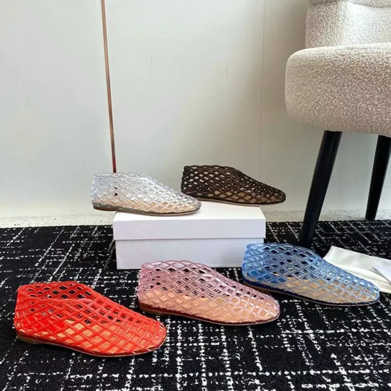Women Sandals Women Flats Comfortable Sandals Mesh Hole Summer
